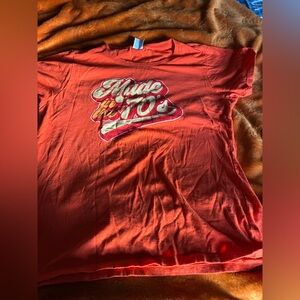 Vintage Style 'Made in the 70s' Red T-Shirt